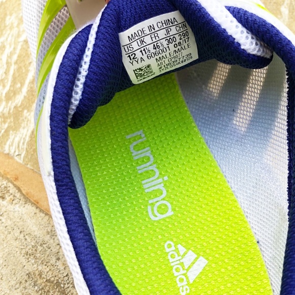 Adidas Distancestar White‎ Track Running Shoes 12 - Picture 7 of 8